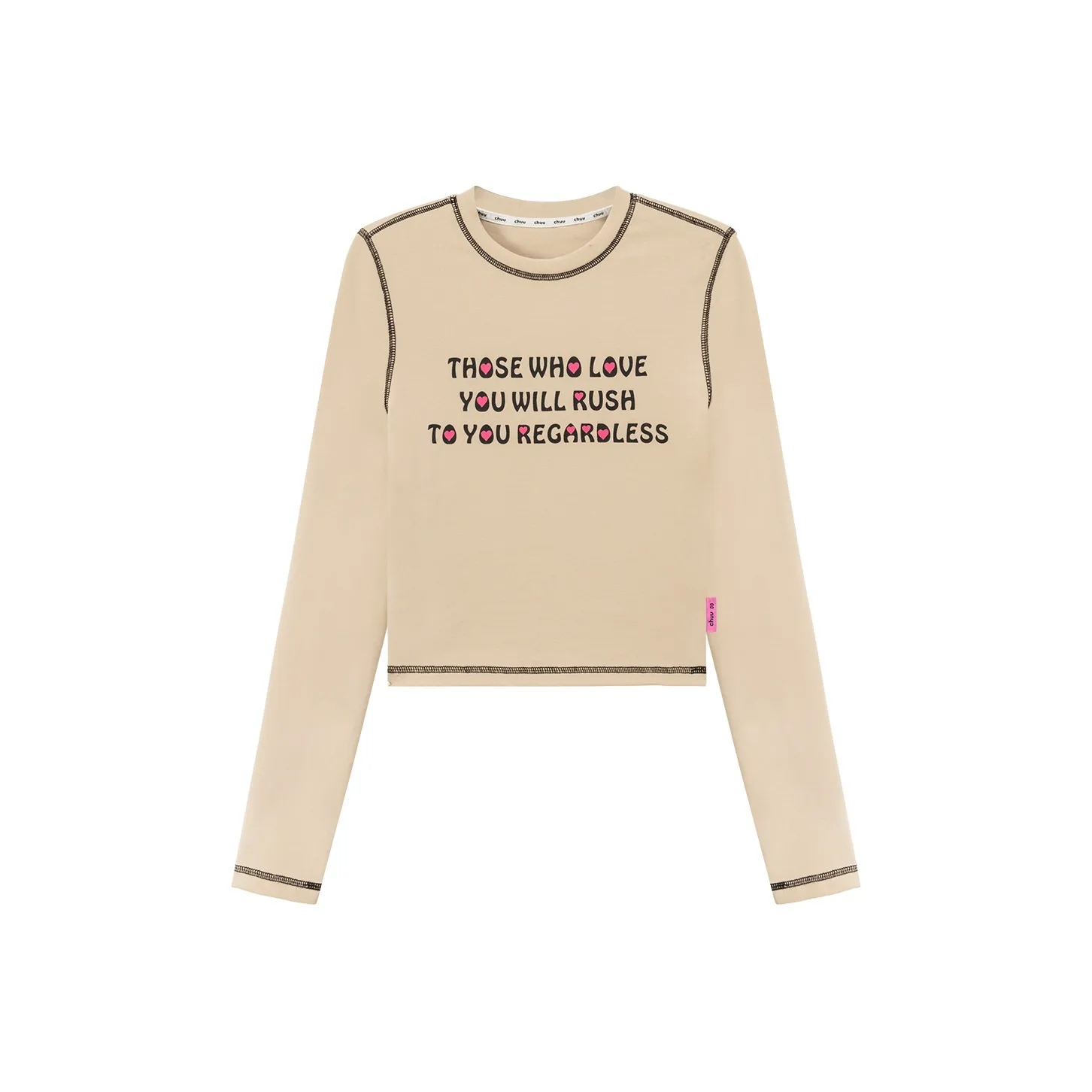 CHUU Длинный рукав Т-рубашка Женская