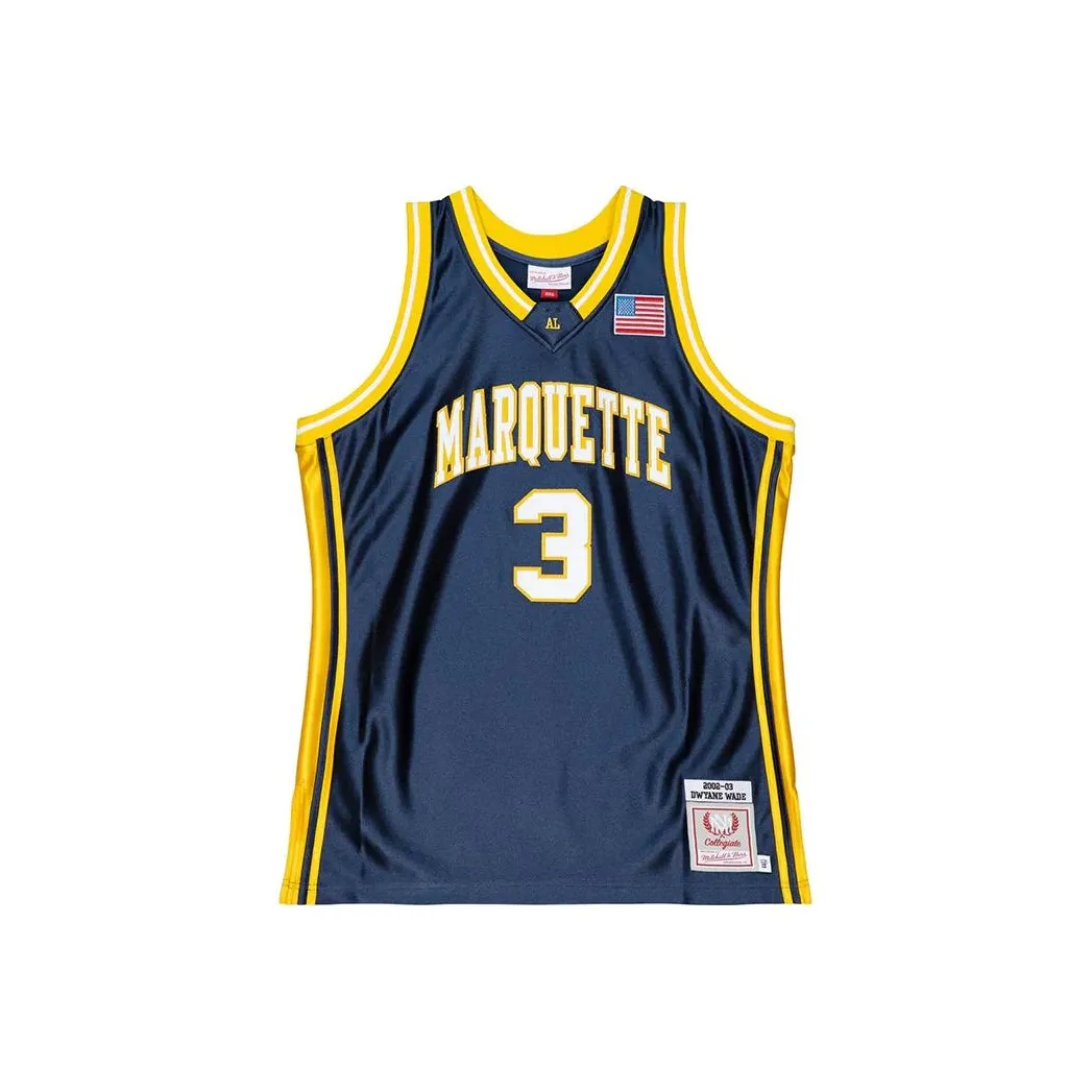 Mitchell & Ness 'NCAA Marquette 2002 Dwyane Wade' Basketball Jersey