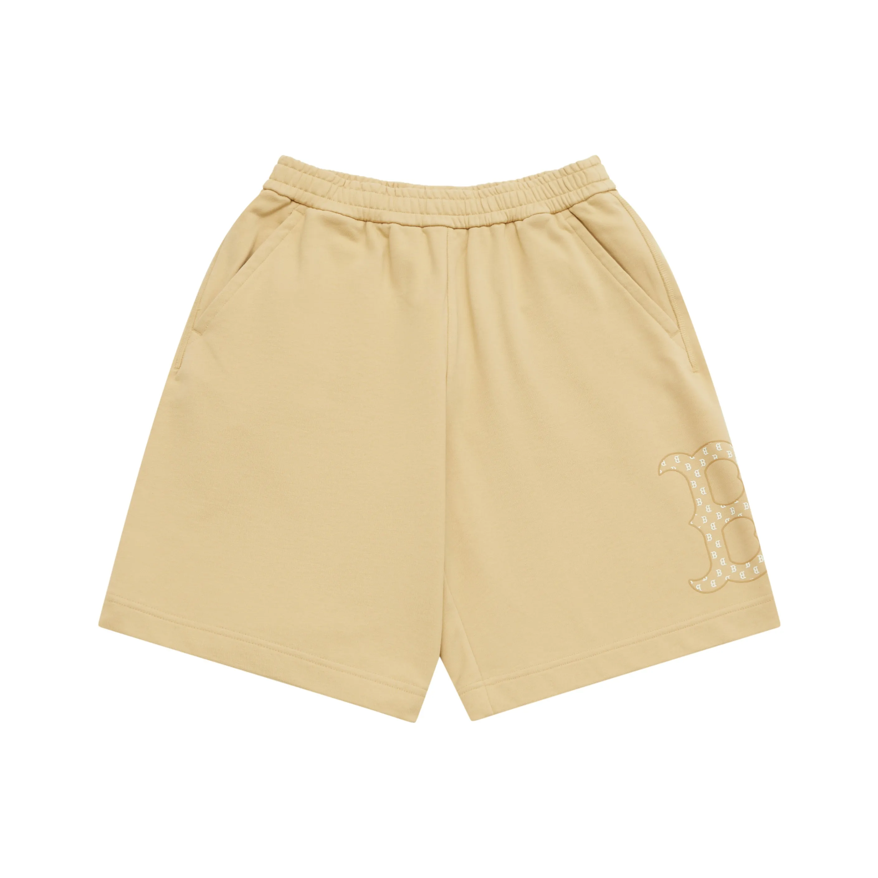 MLB MONOGRAM Коллекция Boston Red Sox SS25 Повседневные шорты Unisex Light Бежево-желтый