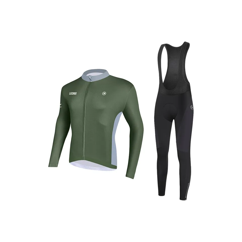 LECAGE Длинный рукав Комплект для сгона пота быстросохнущий флис топ унисекс