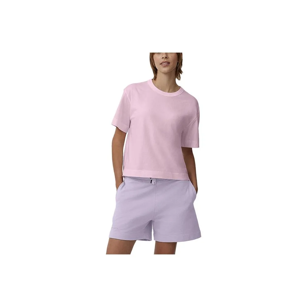 Canada Goose Broadview Series T-Shirts Women's Pink