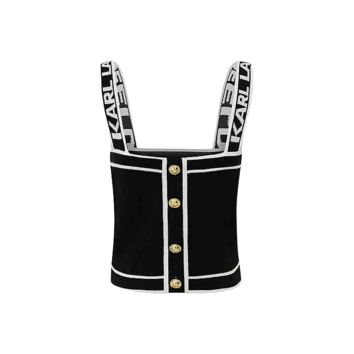 Karl Lagerfeld Майка Женская Черная