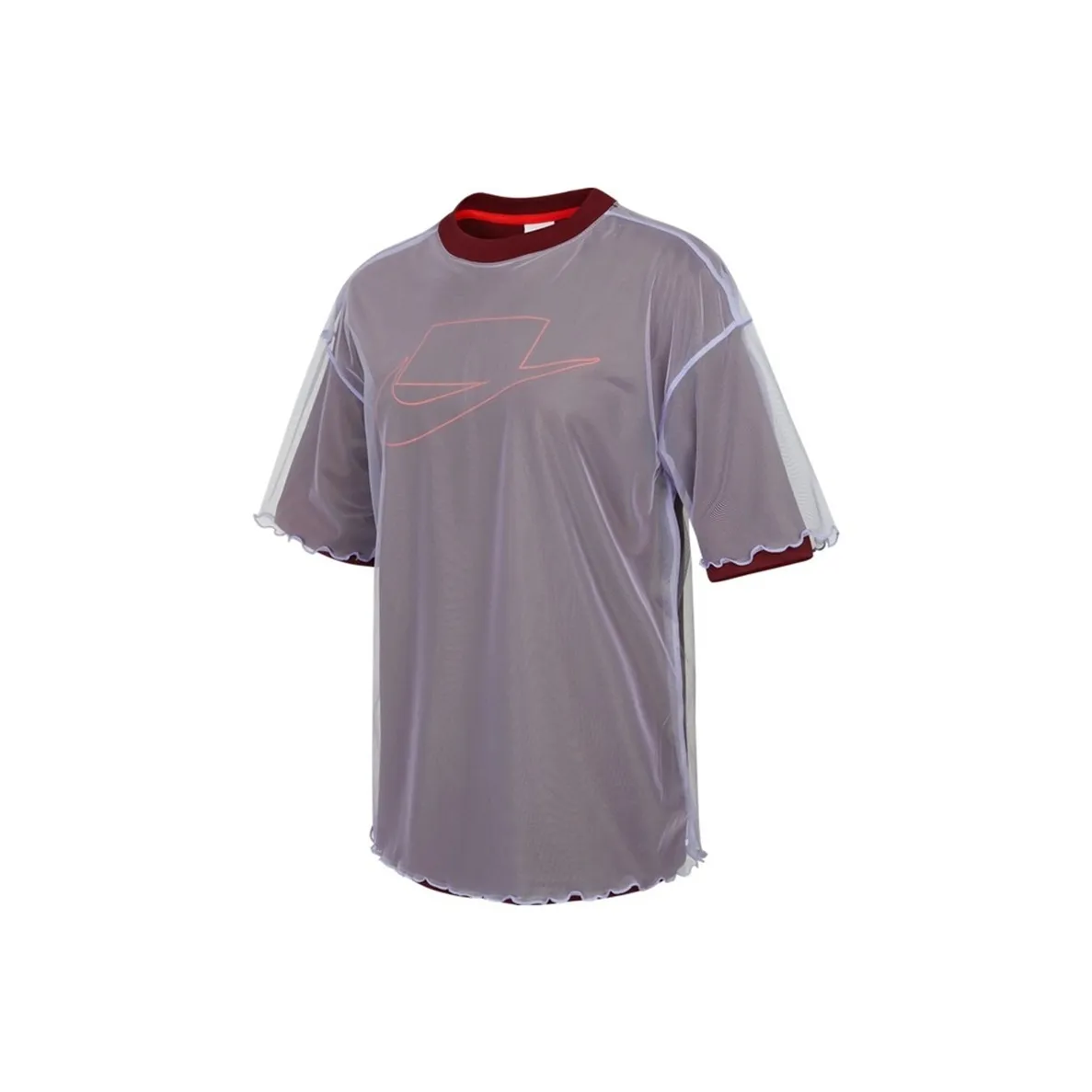Nike Drop Shoulder Sleeve T Shirt Women's Purple