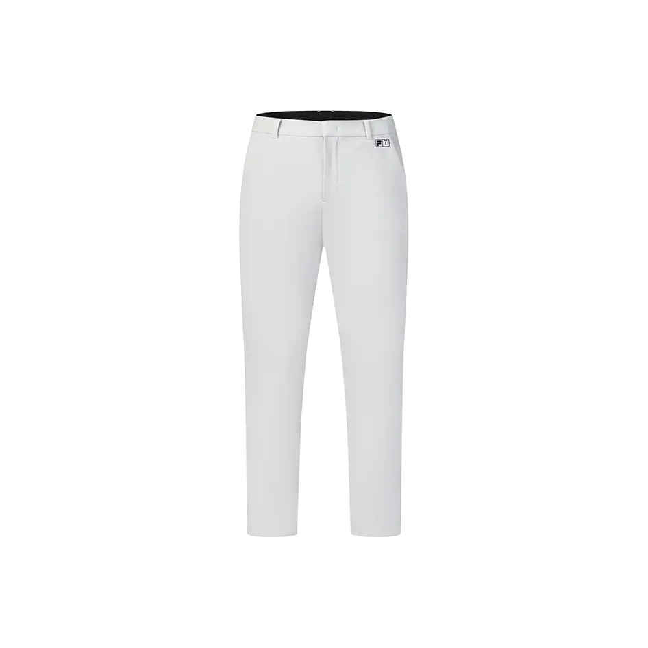 FILA Casual Pants Men's Semi Sheer Curtain Gray