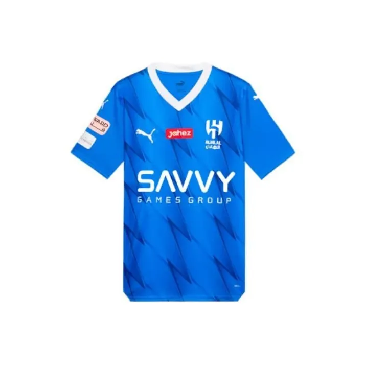 PUMA Синий Мужской Футбольный Джерси