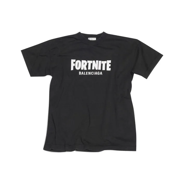 Balenciaga X FORTNITE©2021 Medium Fit Women's T shirt Black