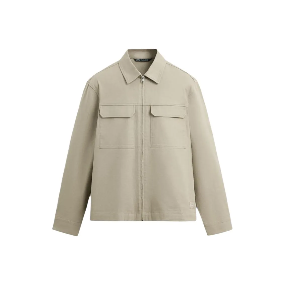 ZARA Jackets & Coats Men's Beige