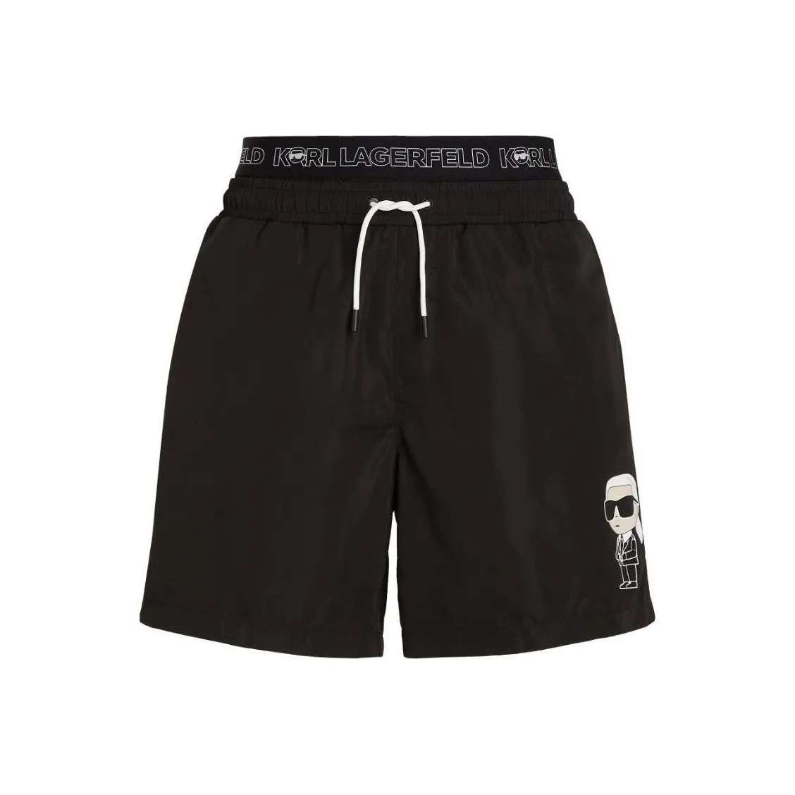 Шорты KARL LAGERFELD Повседневные Мужские Черные