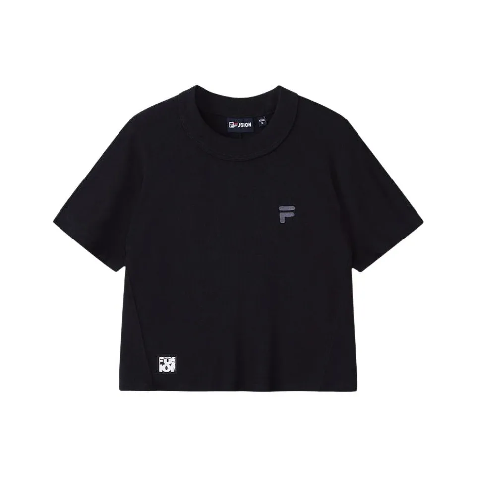 FILA FUSION Рабочая одежда T-рубашка Женская Глубокий черный