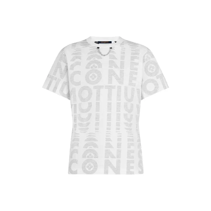 LOUIS VUITTON New Quarterly Products Of LV T Shirts Women's White