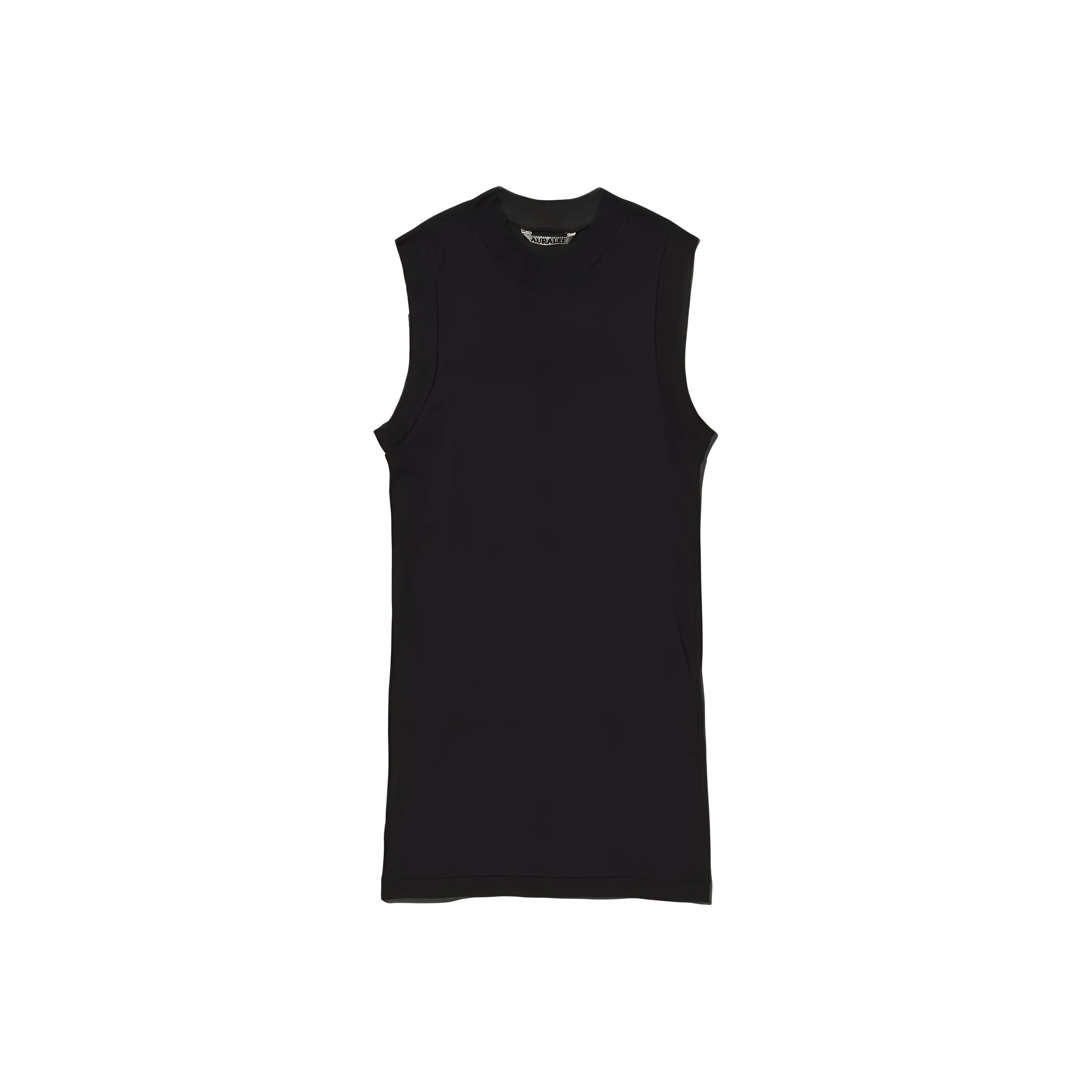 Auralee Super High Gauge Sheer Rib Tank Top 'Black'