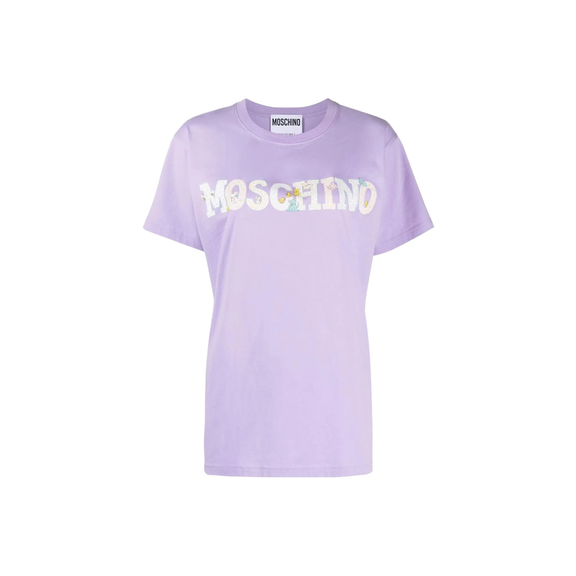 MOSCHINO Фиолетовые Женские Т-рубашки