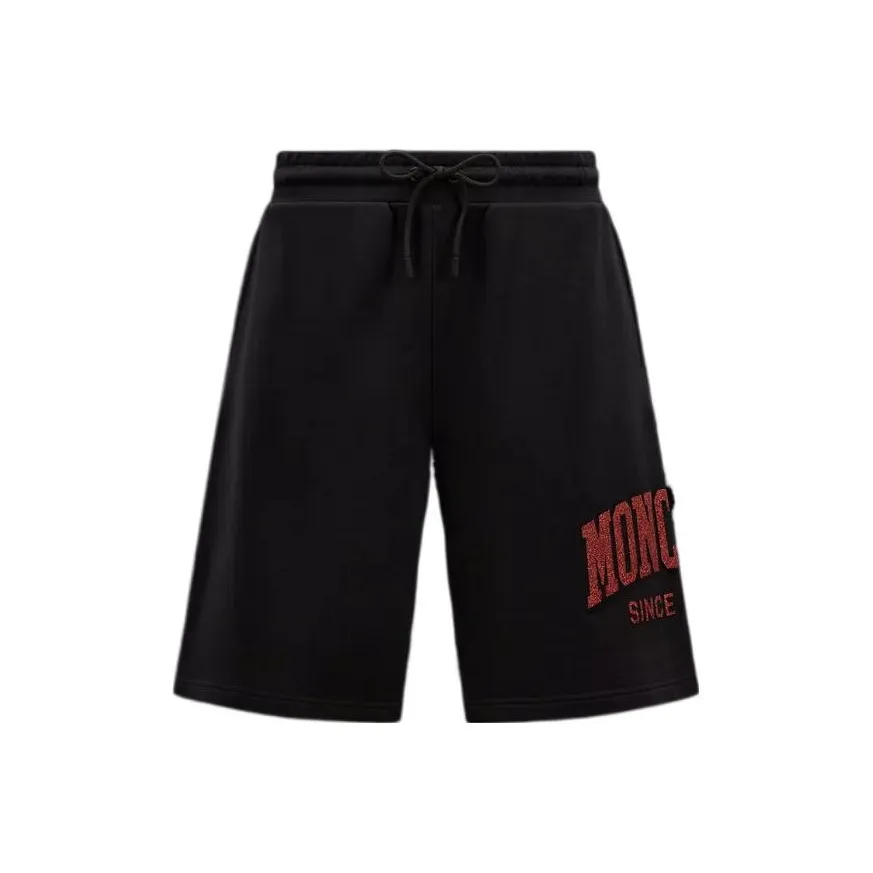 Moncler SS23 Спортивные шорты Мужские Черные