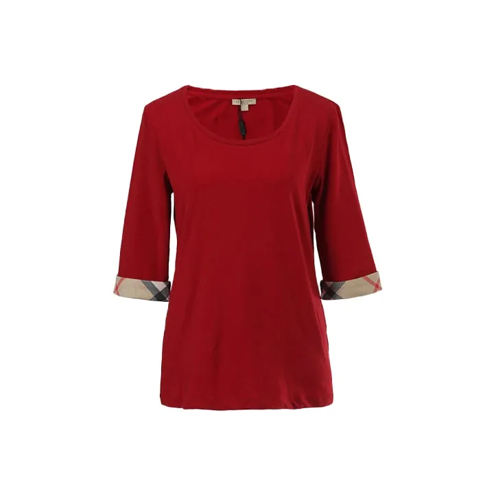 Burberry Женские красные футболки