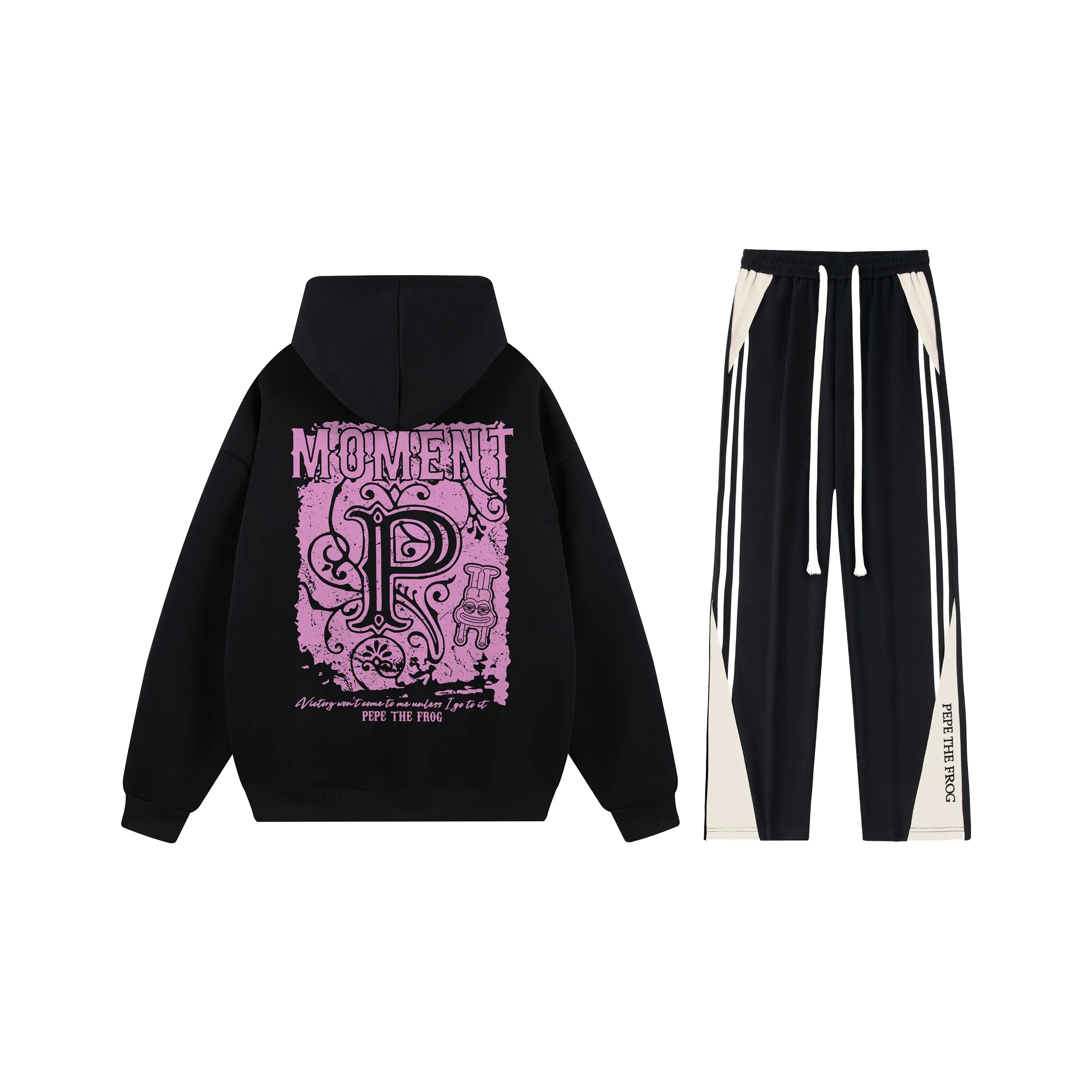 Pepe The Frog Sweatshirt Sets Unisex