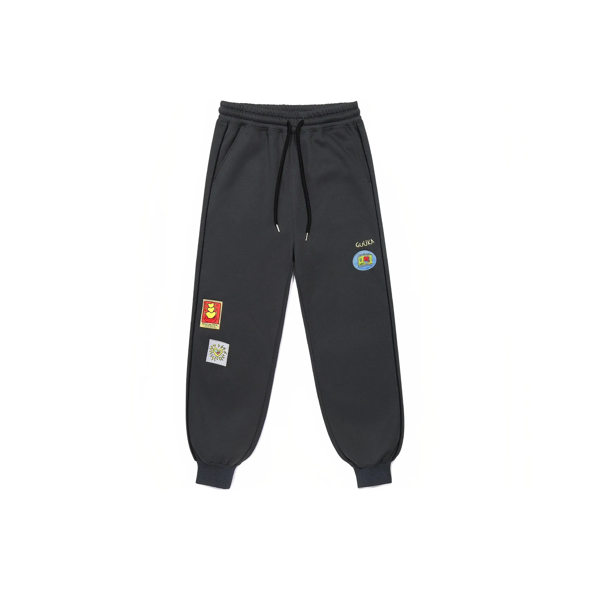 Guuka Casual Pants Men's Dark Gray