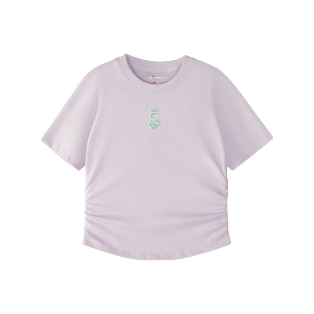FILA FUSION FOBFUSION LIFE T Рубашка Женская Лаванда Бабочка Фиолетовый