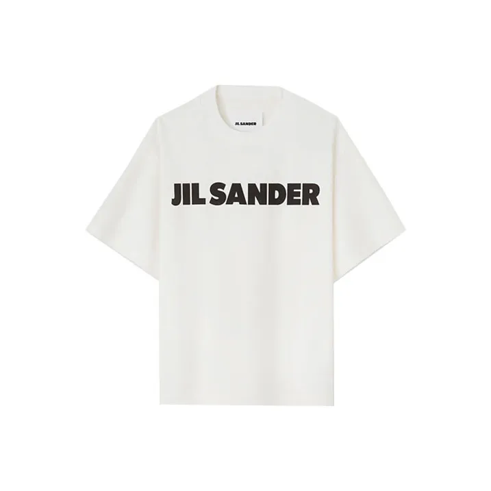 JIL SANDER Logo Printed Crewneck T Shirt