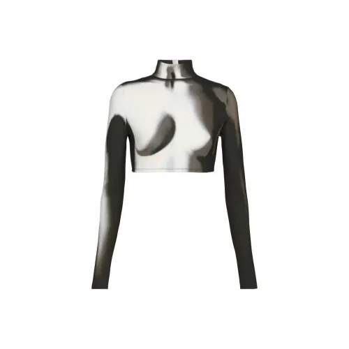BALMAIN Серый Женские Короткие Топы