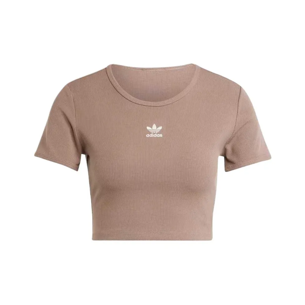 Adidas Originals T-Shirt Женская Trace Коричневый