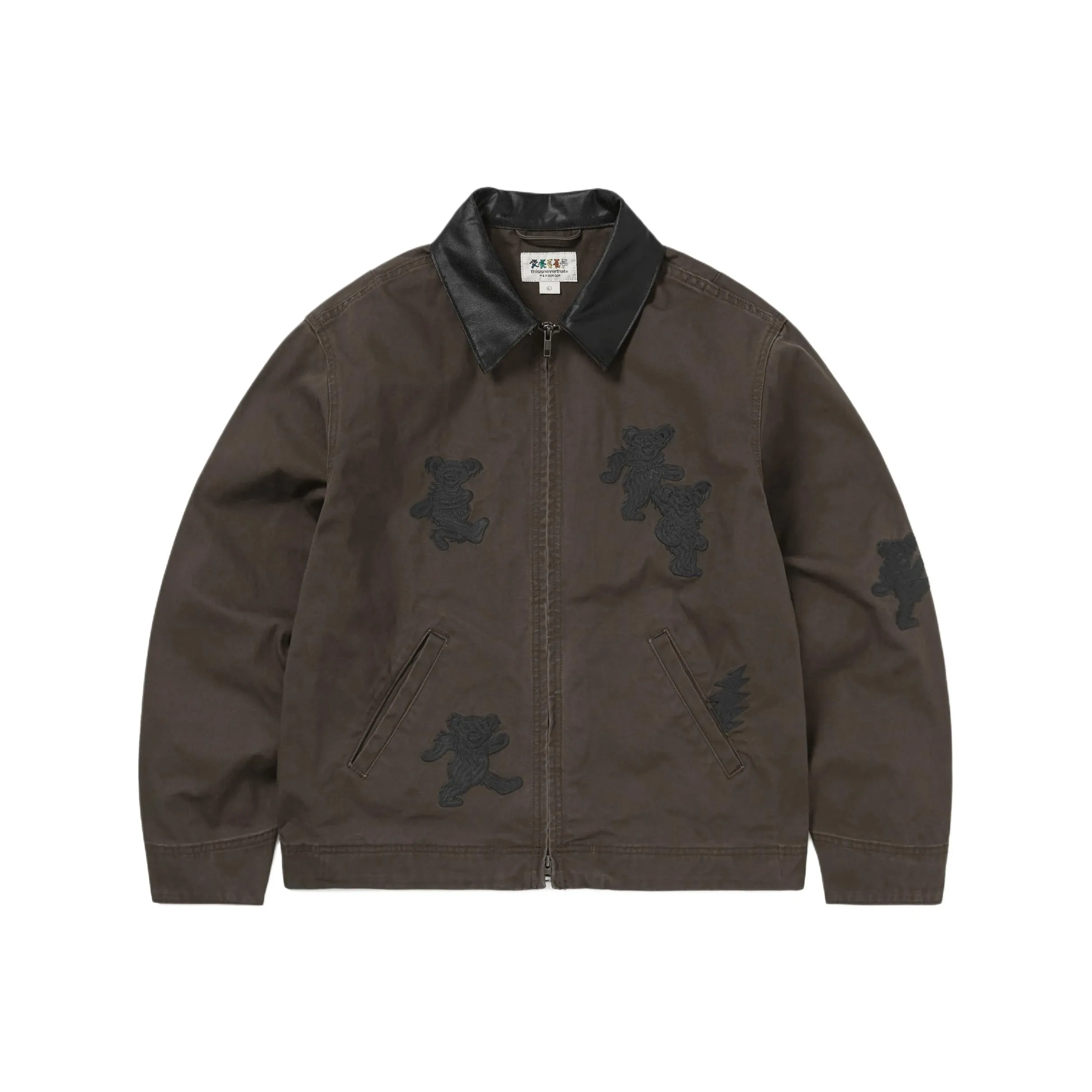 Thisisneverthat X Grateful Dead Jackets Unisex Brown