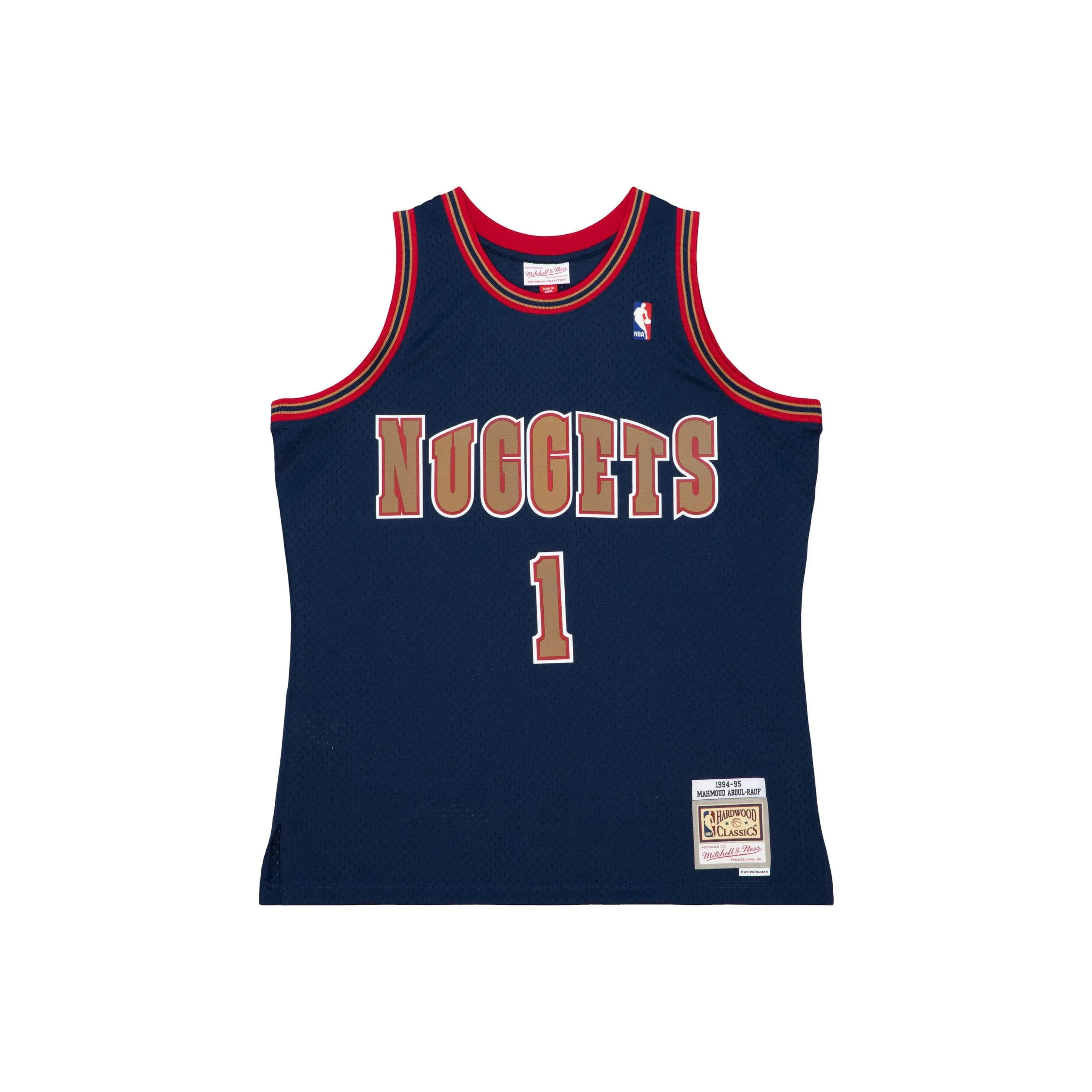 Mitchell & Ness Nba Dark 'Nuggets 1994 Mahmoud Abdul Rauf' Jersey