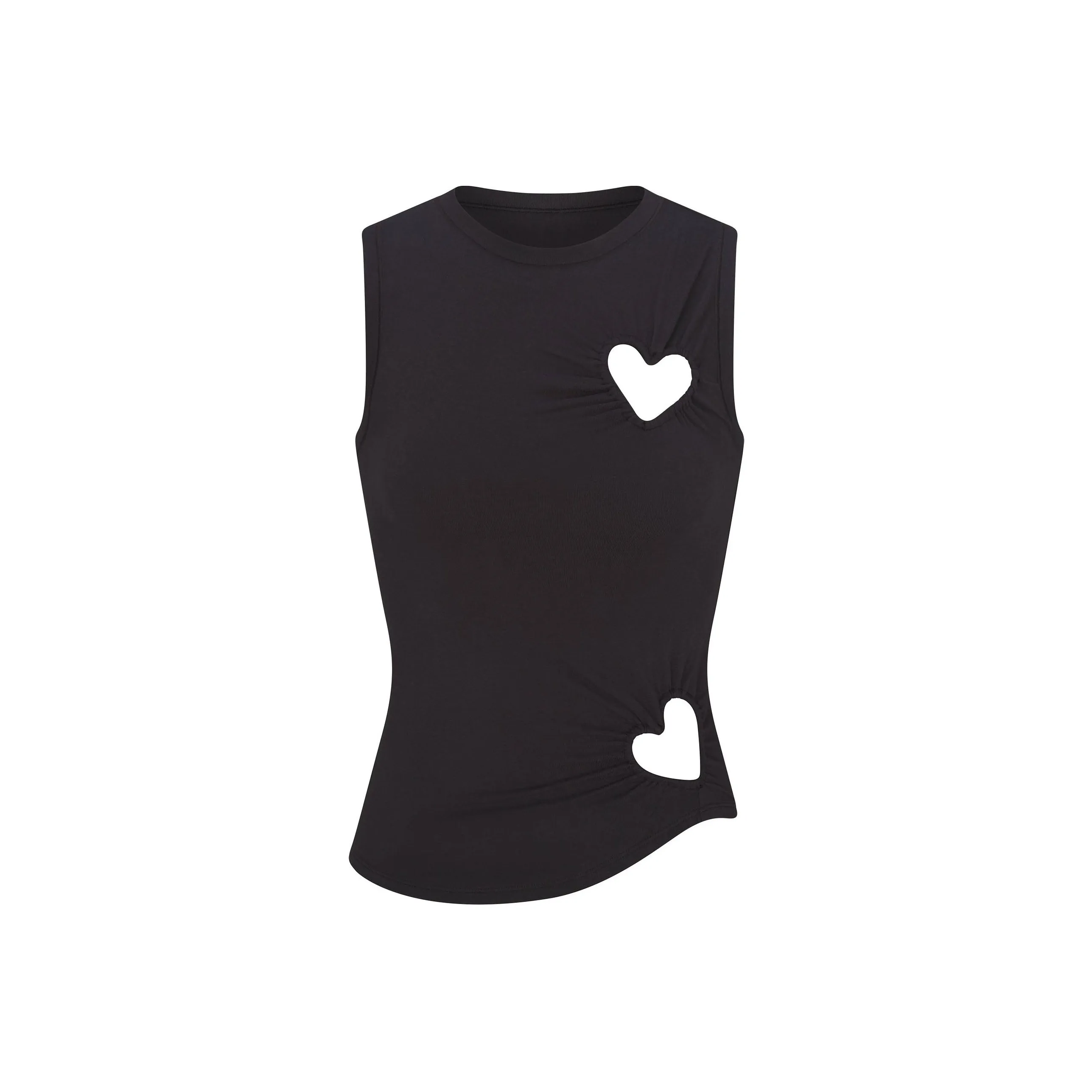 SKIMS Valentine's Day Collection SS25 Майка Женская SOOT Дымчатый Серый