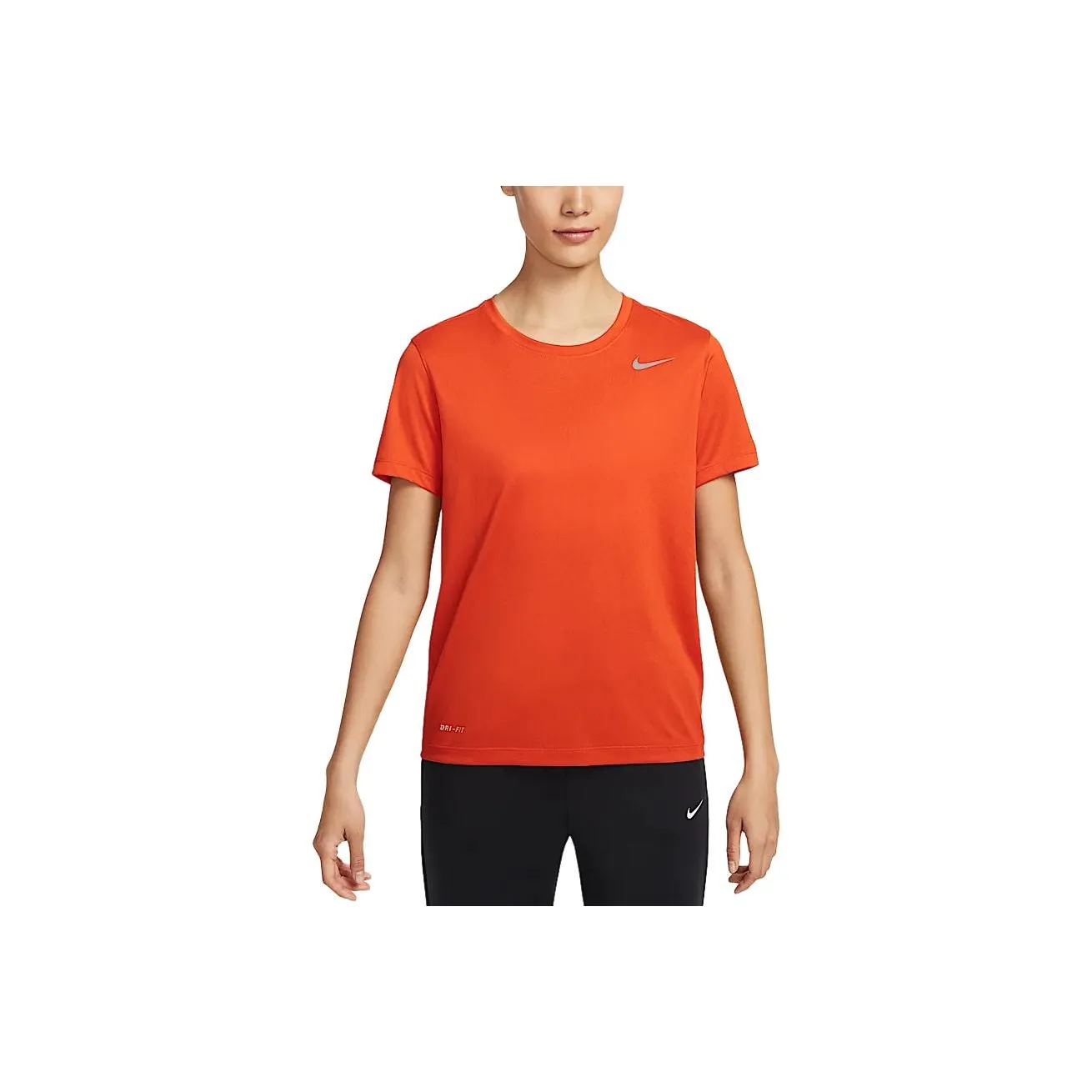 nike Dri Fit T-Shirt Женская Университетский Оранжевый