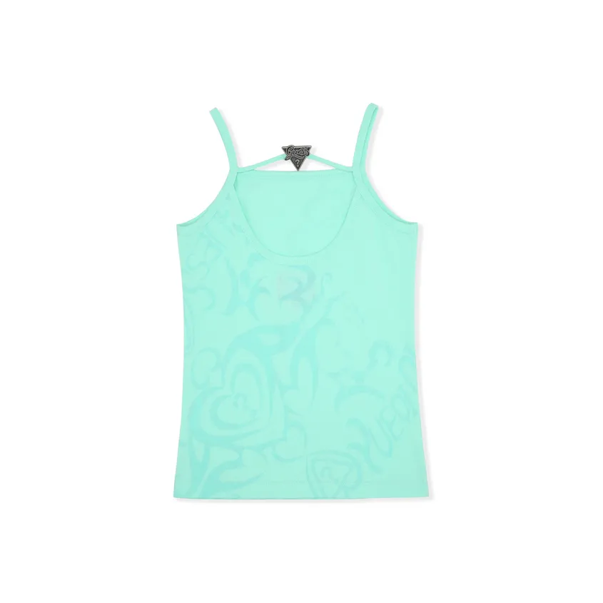GUESS x YUEQI QI Tank Tops Women's Ice Lake Blue