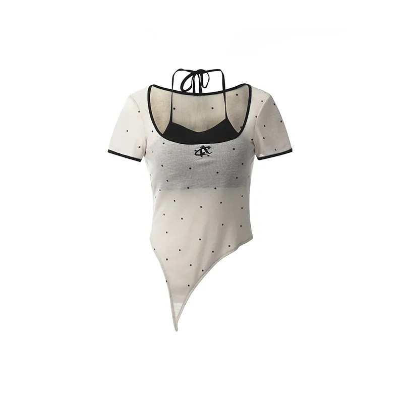 A Chock T Рубашка Женская Черная Белая