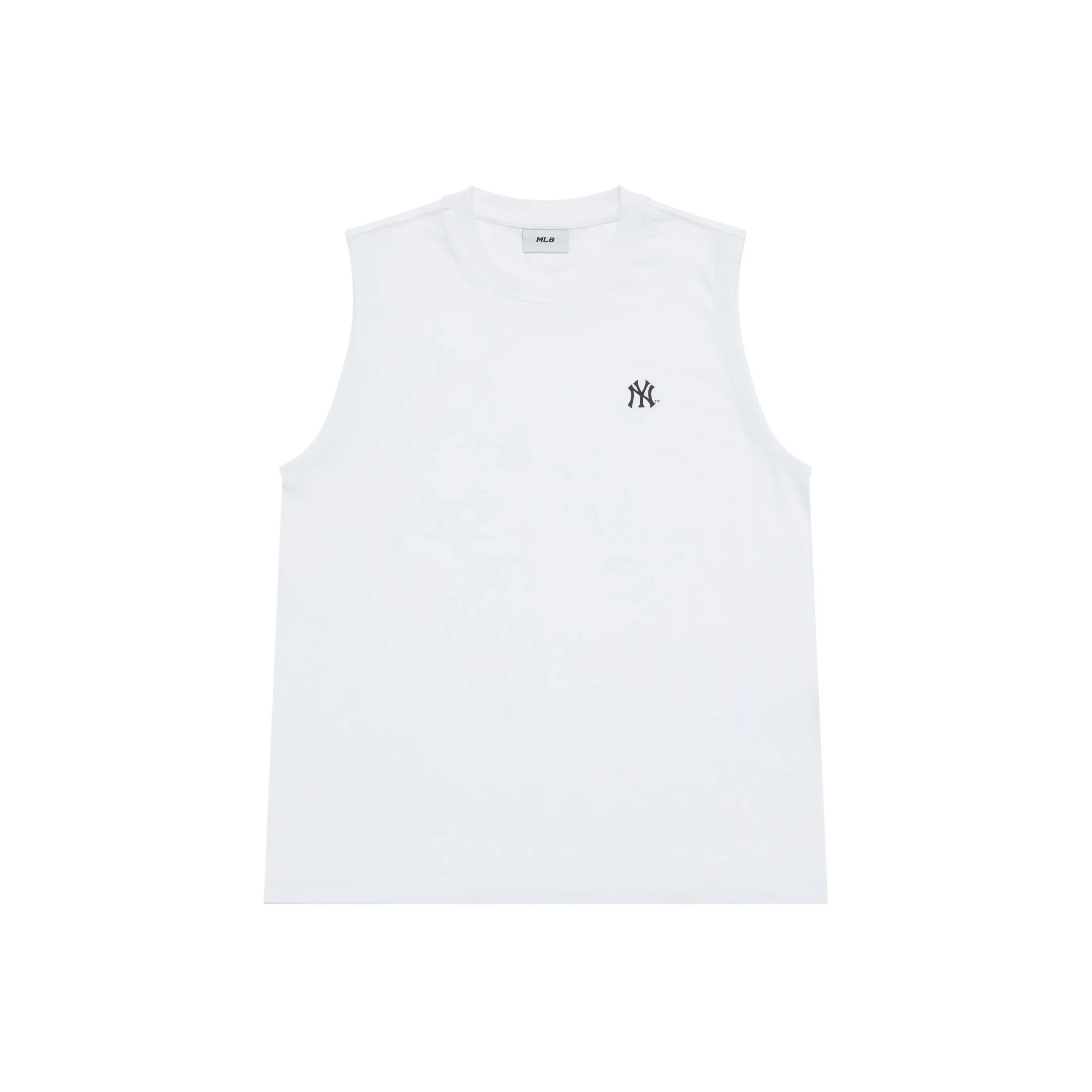 Mlb Base Logo New York Yankees Basic Collection SS25 Майка Унисекс Экрю