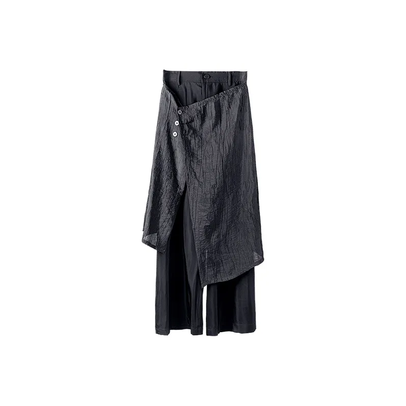 HUANXIANGZHE Повседневные брюки Унисекс Черный