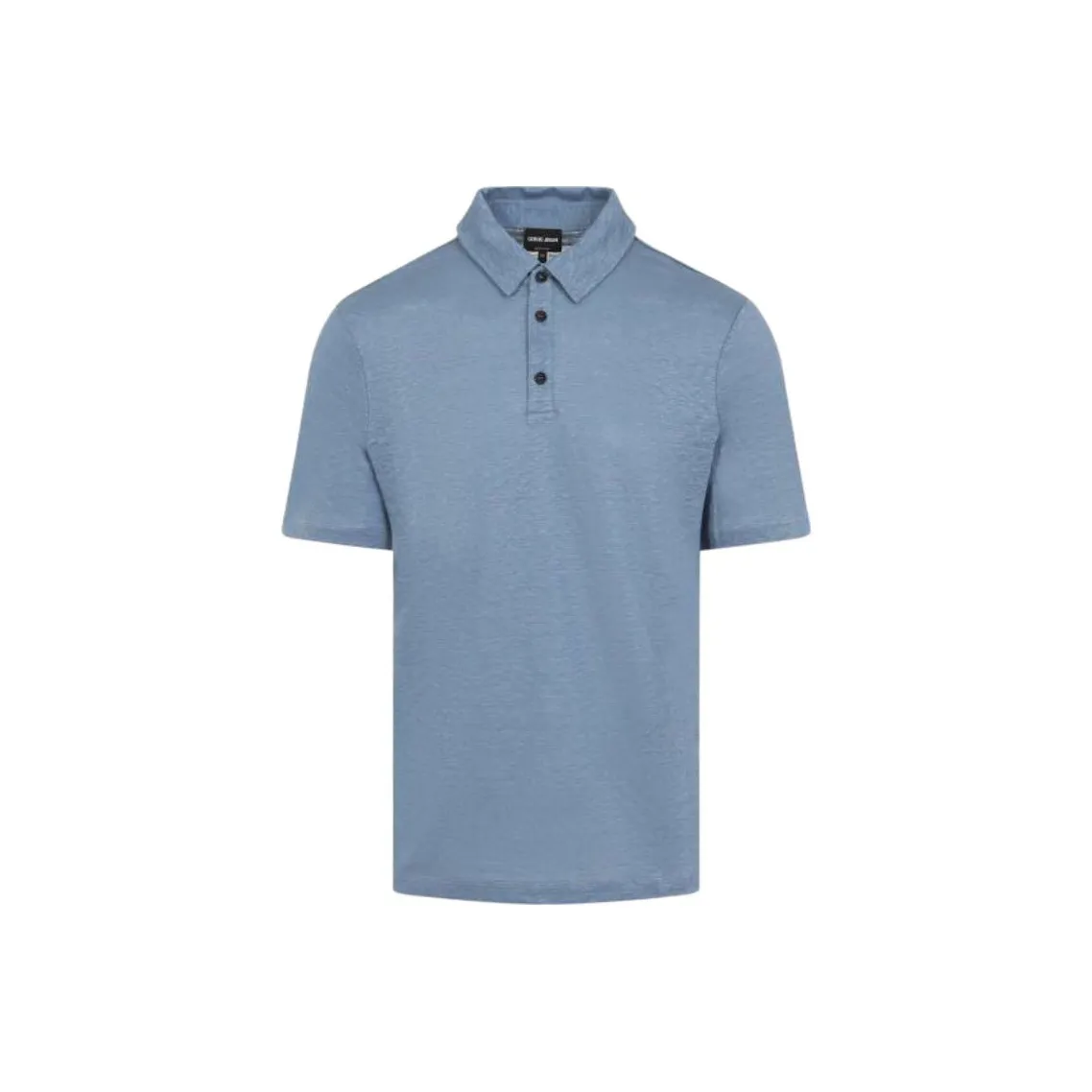 GIORGIO ARMANI Linen Polo Shirt