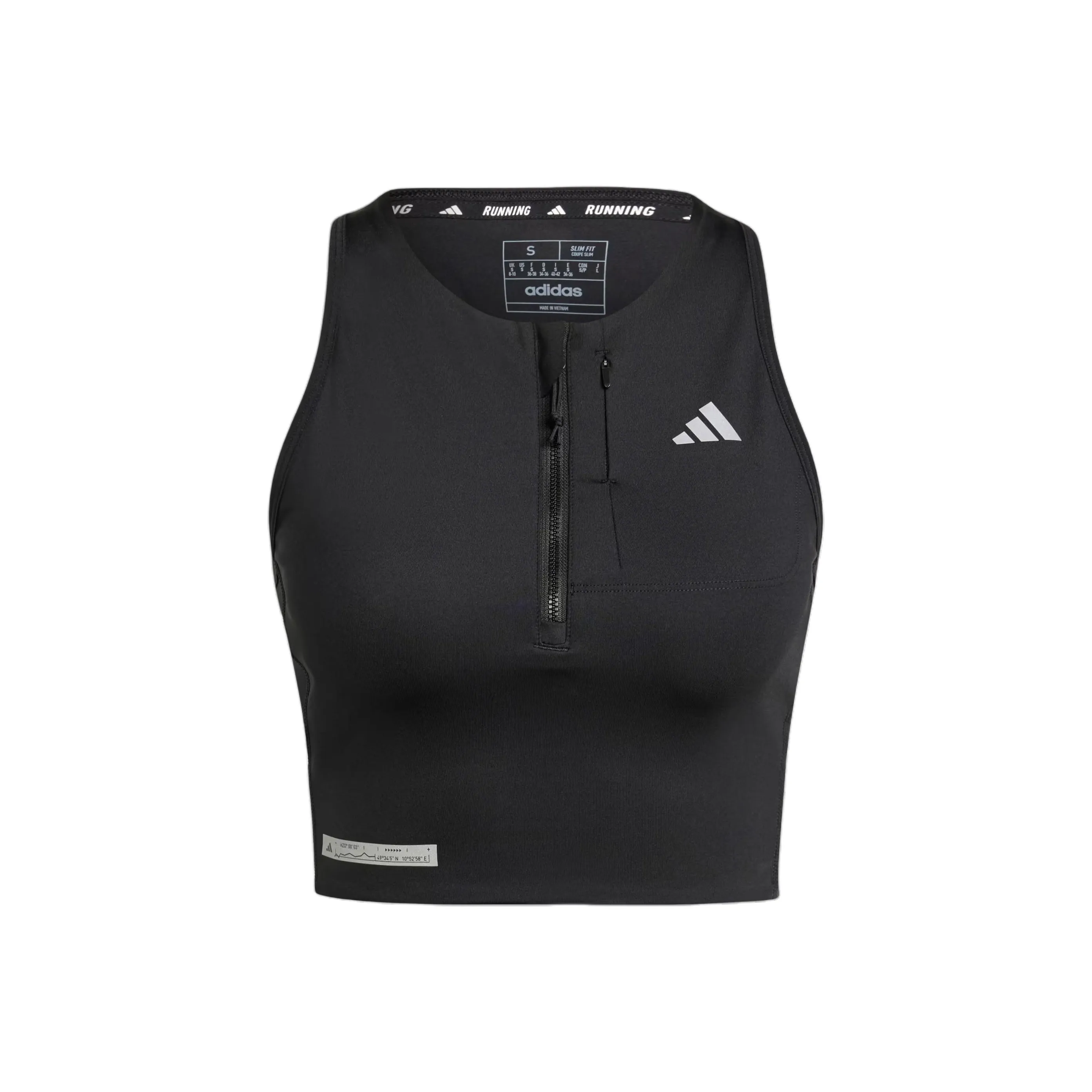 Adidas Free Shipping With AdiClub Ultimate HEAT.RDY Crop Top