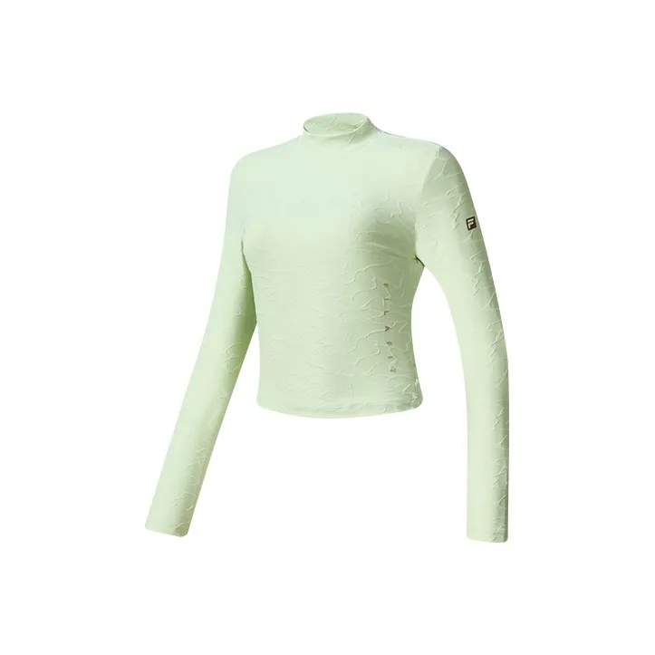 FILA Athletics Crop Tops Women's Bud Green