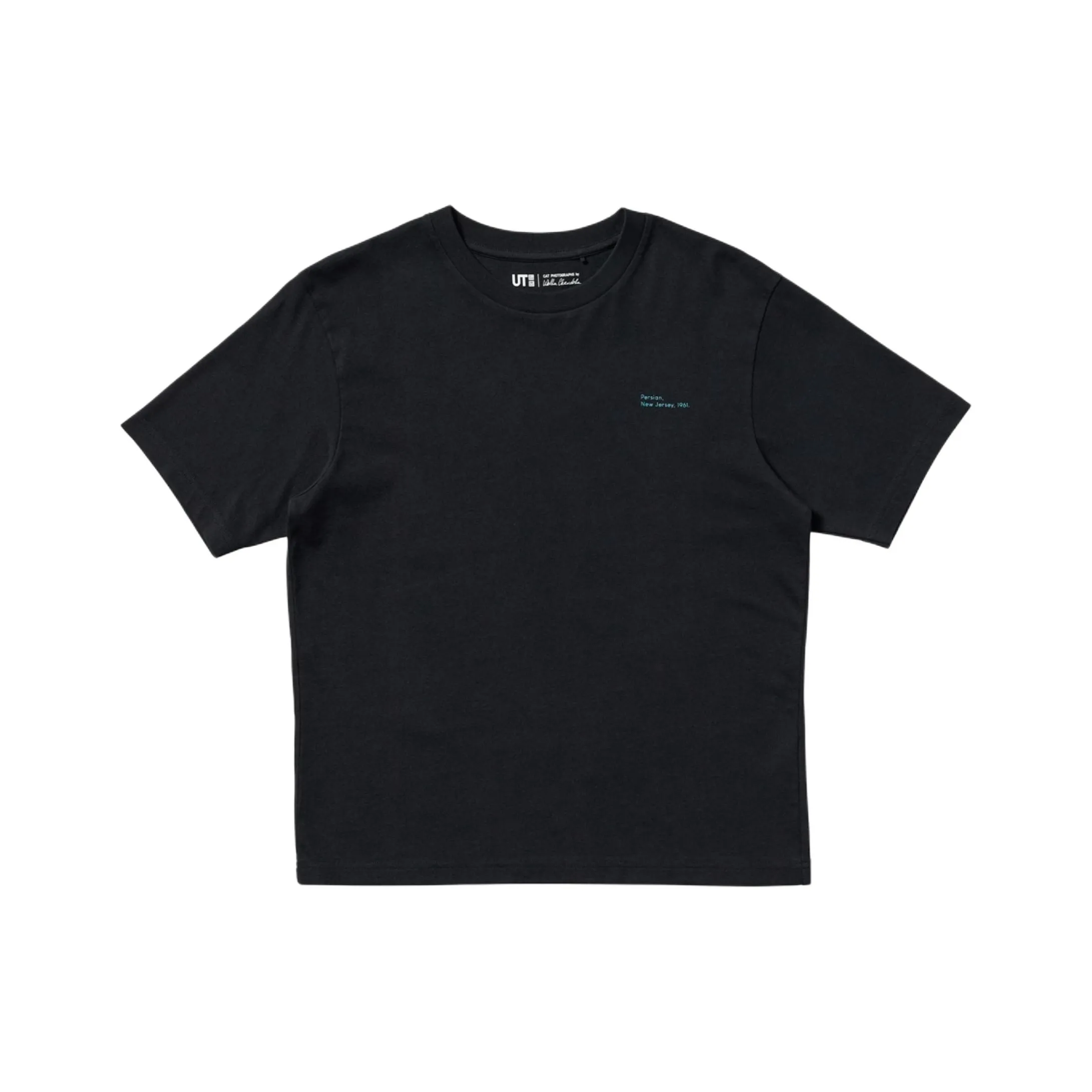 UNIQLO Walter Chandoha Collaboration Коллаборация Регулярная Рубашка Женская Черная