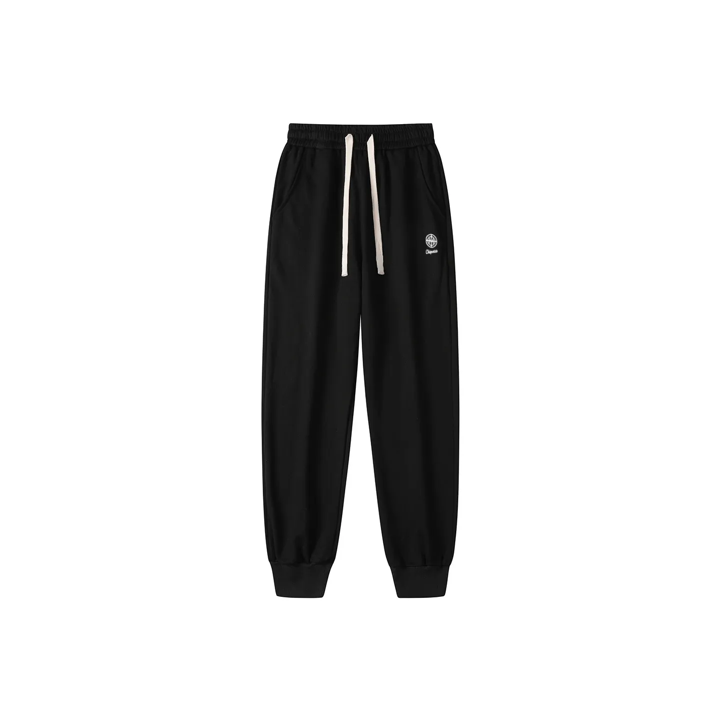 Chisportate Loose Fit Ribbed Elastane Straight Fit Knitted Fabric Elastane Sports Casual Pants Unisex 