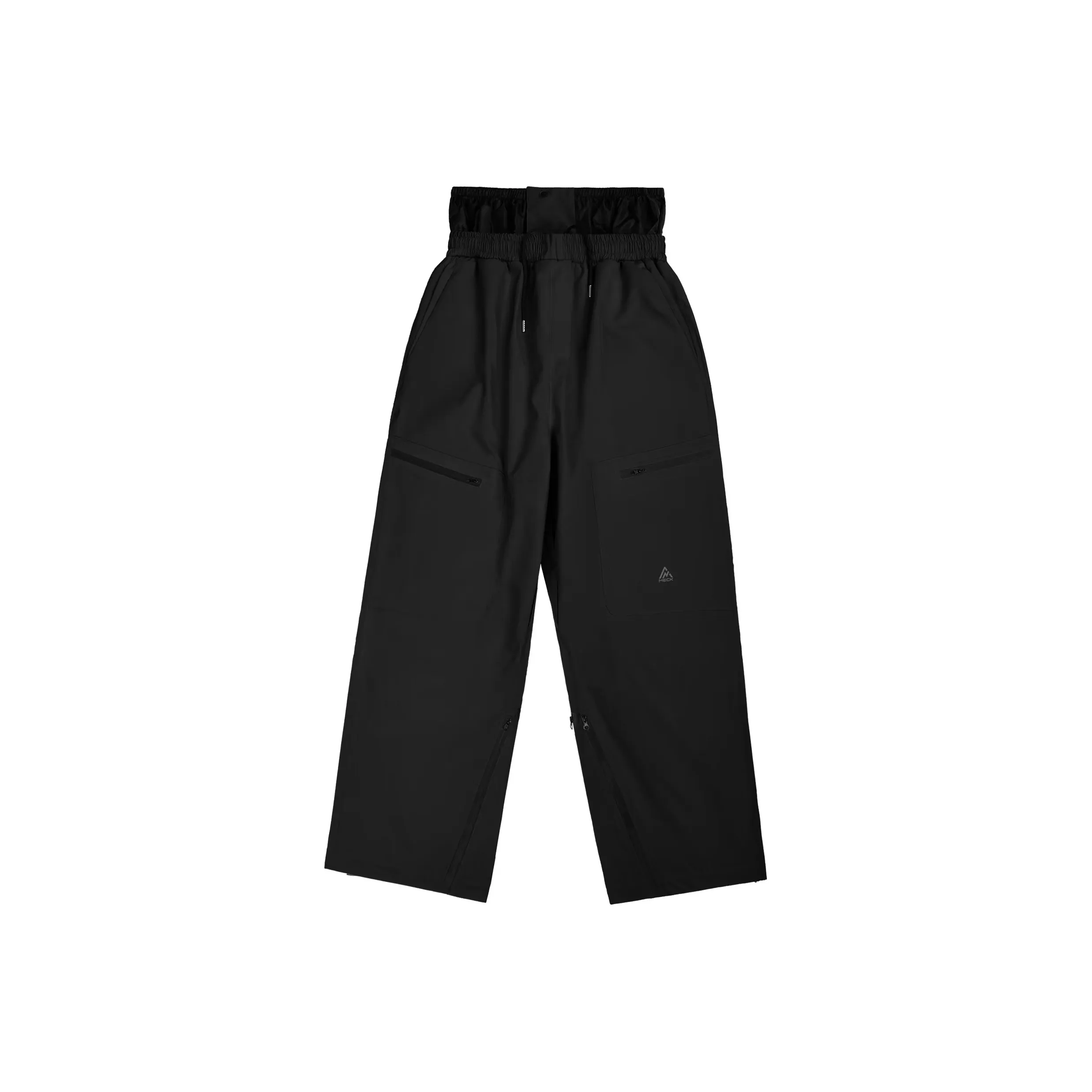 MECK Черные унисекс лыжные брюки