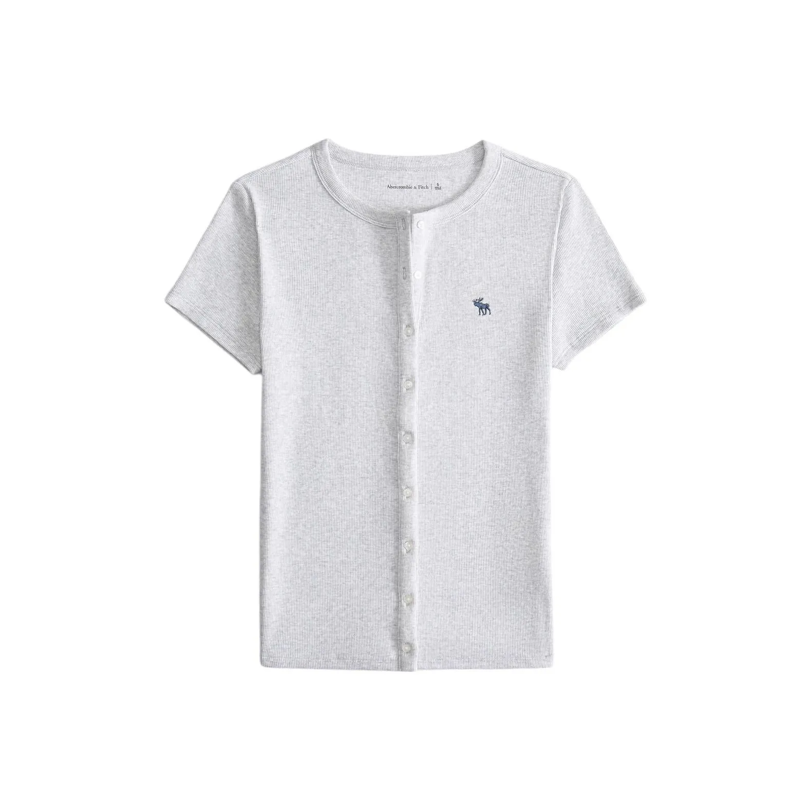 Abercrombie＆Fitch T-рубашка женская серая