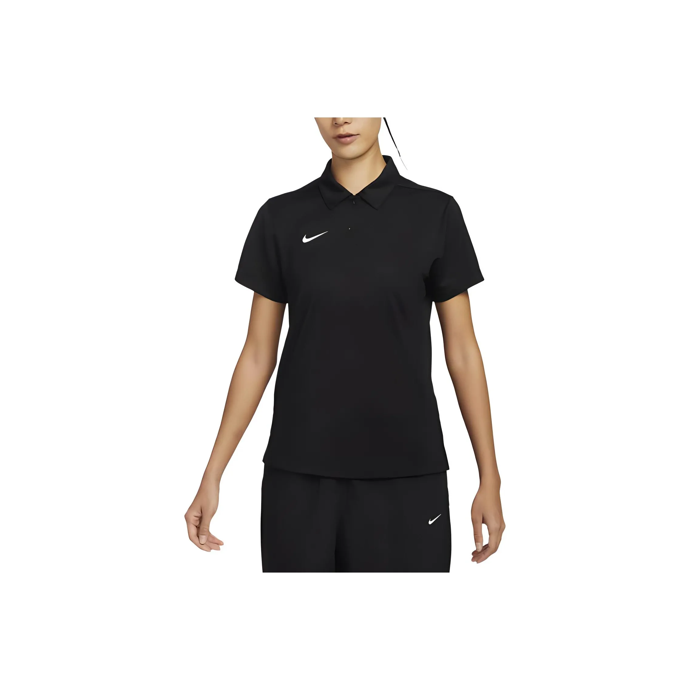 Nike Dri Fit Стандартная футболка Женская Черная