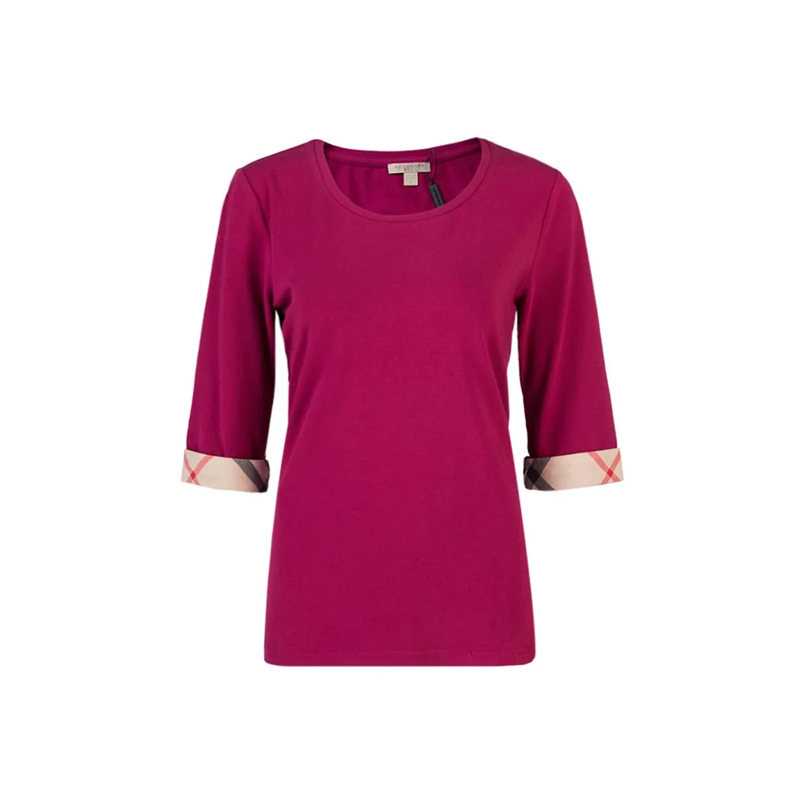 Burberry T Shirt Women's Burgundy