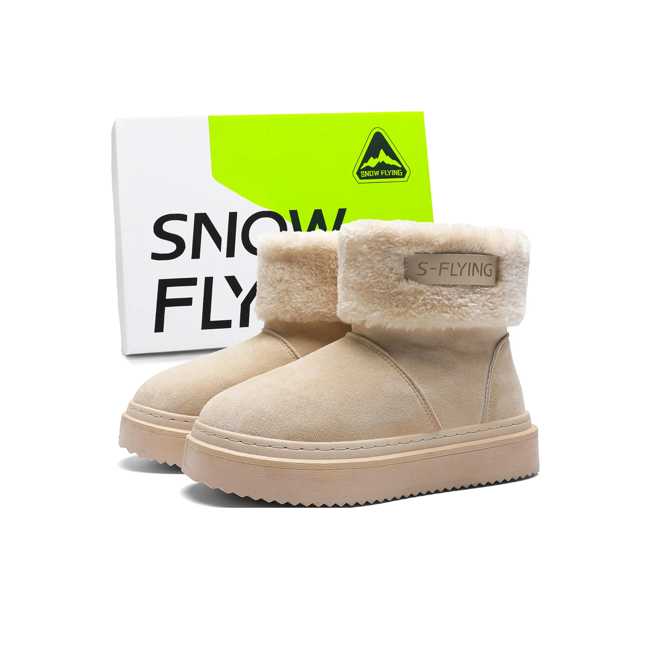 SNOW FLYING Зимняя коллекция тактических ботинок Короткие сноубутсы Женские