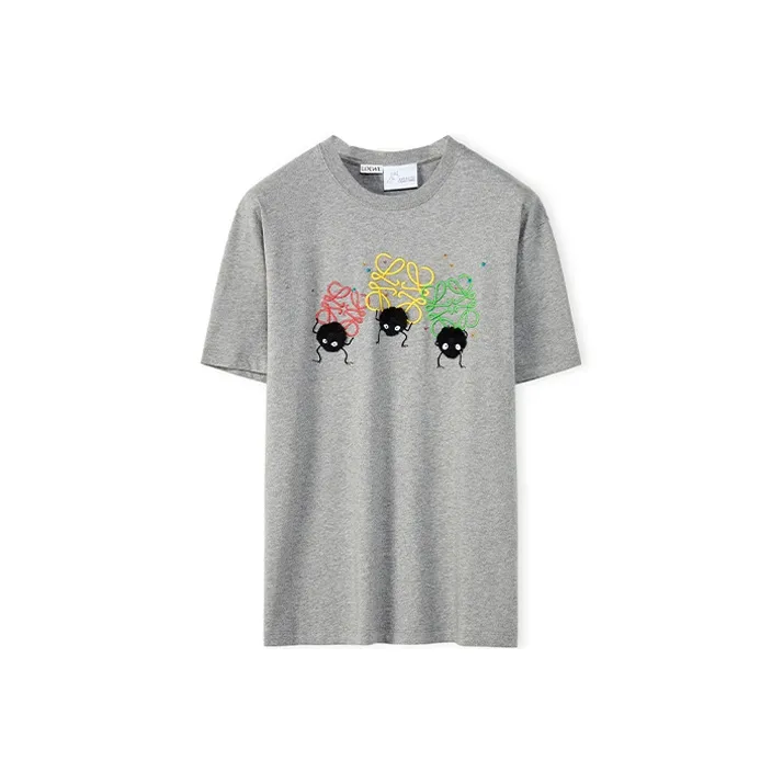 LOEWE Spirited Away T Shirts Women's Gray
