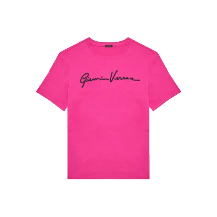 VERSACE T Shirts Women's Rose Red