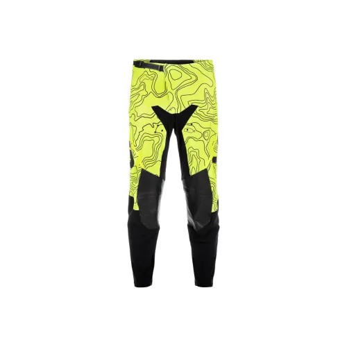 VR46 Желтые гоночные брюки для мужчин