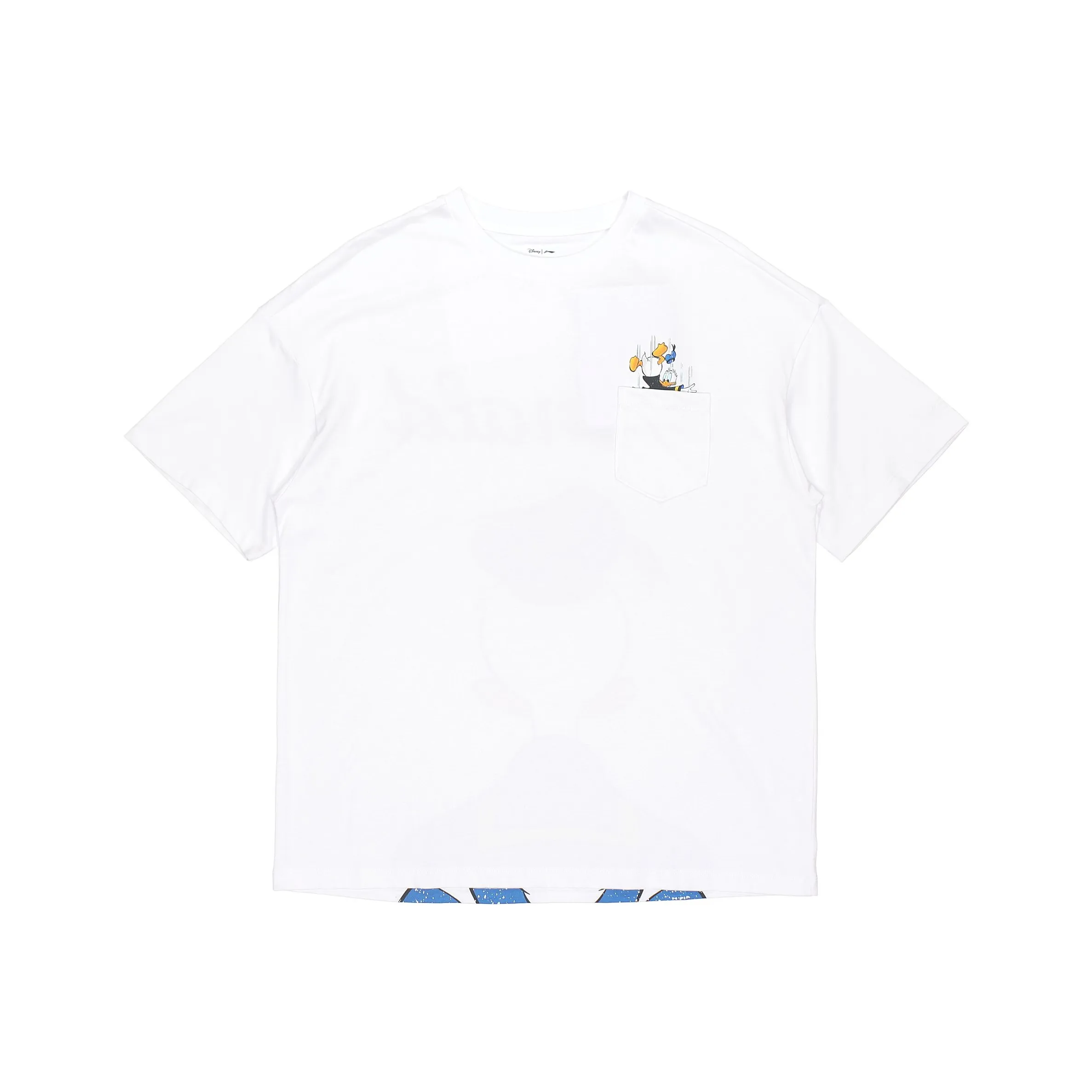 LiNing x Disney Drop Shoulder Sleeve T Shirt Women's White