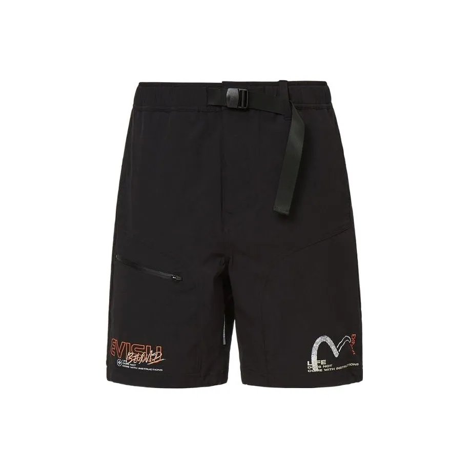 EVISU Sports Shorts Men's Black