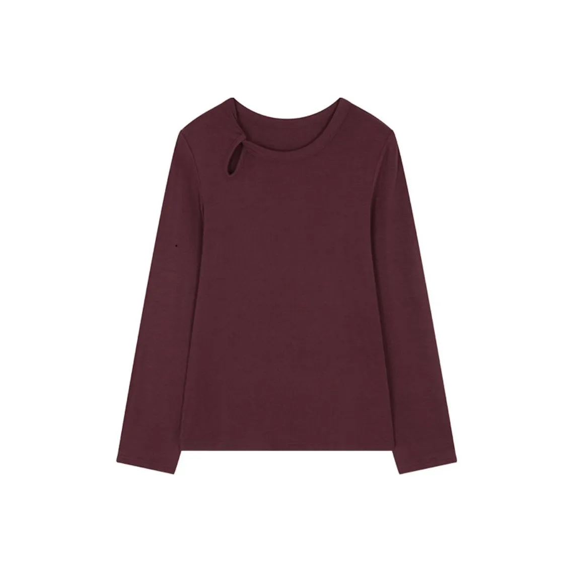 Mo Han Yi Mei Бордовые Женские T-рубашки