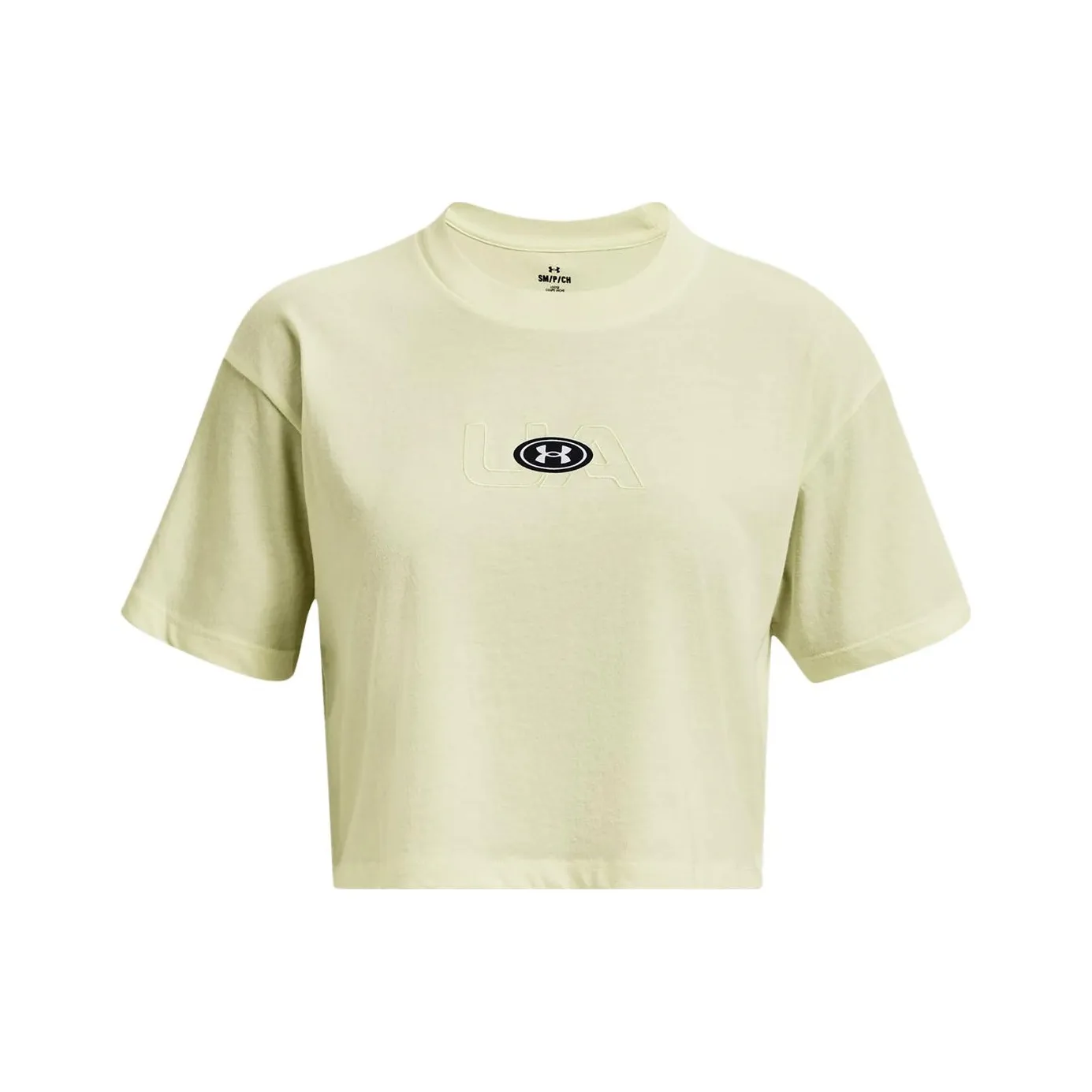 Under Armour Желтый лимонный Женские короткие топы