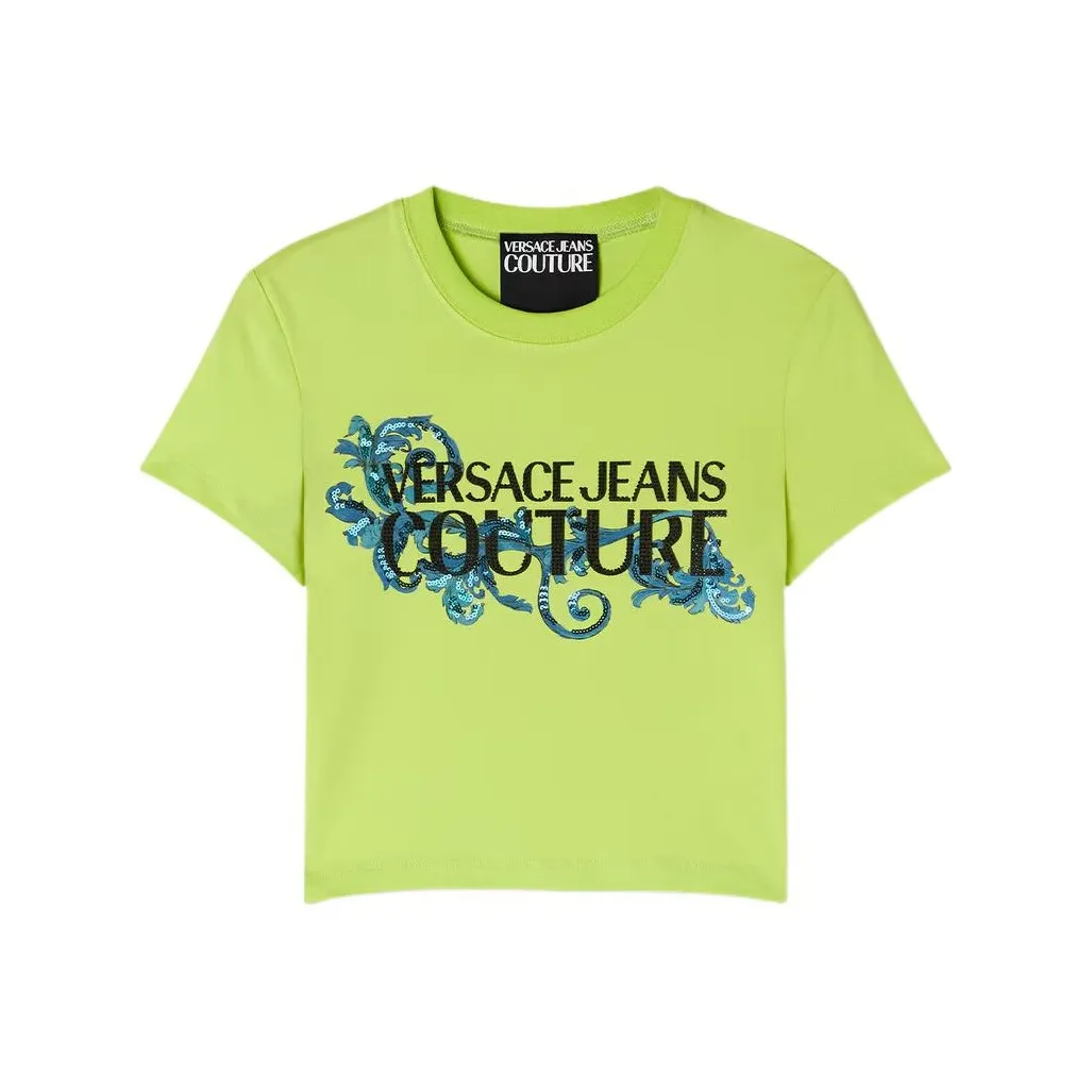 VERSACE JEANS COUTURE Logo print T shirt